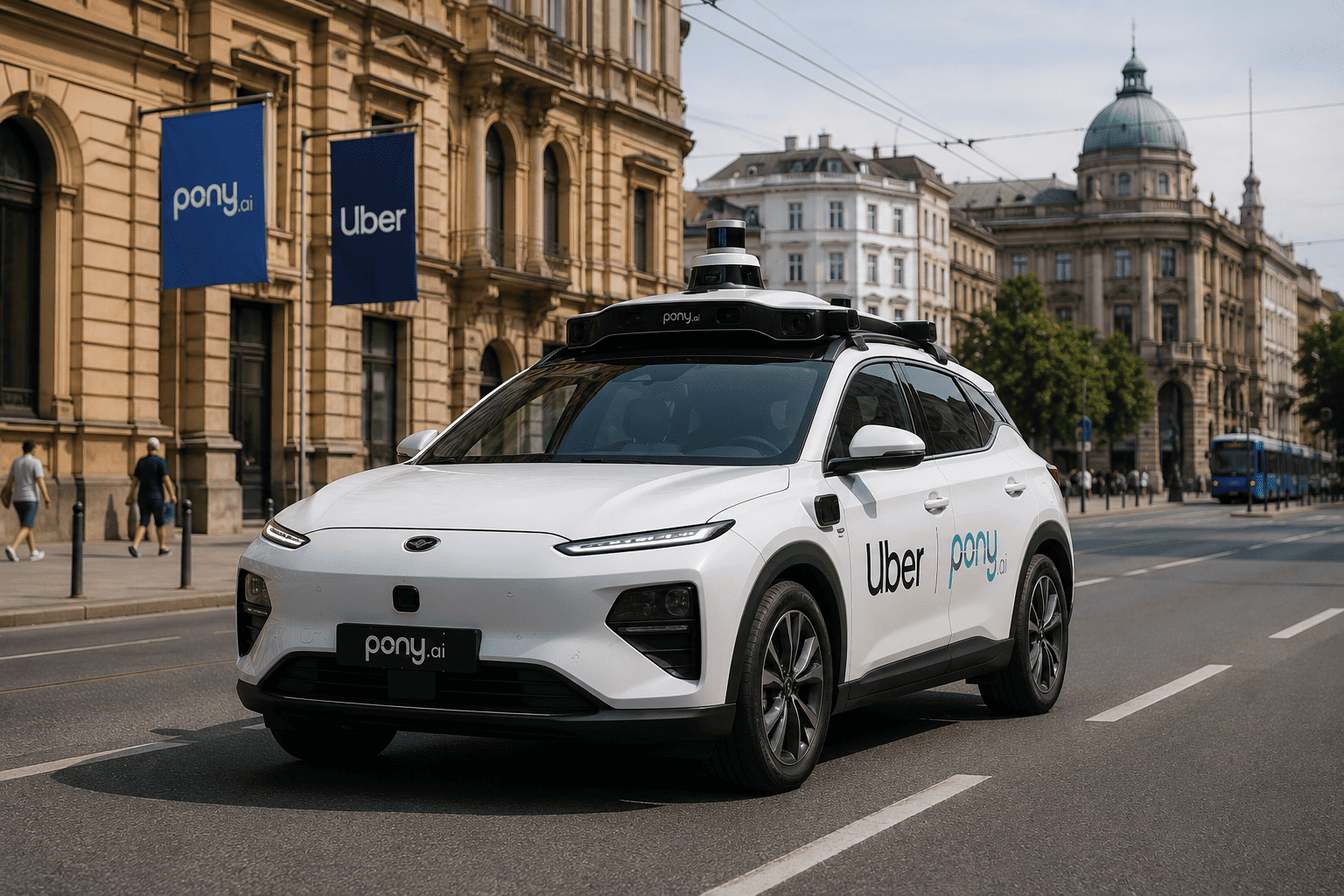 Europe : Pony.ai et Uber préparent 2 000 robotaxis